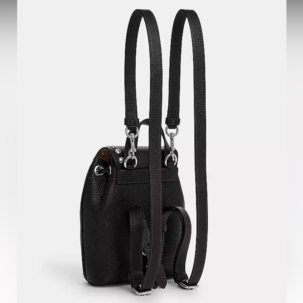 Coach Amelia Convertible Backpack With Rivets BRAND NEW - Picture 2 of 8